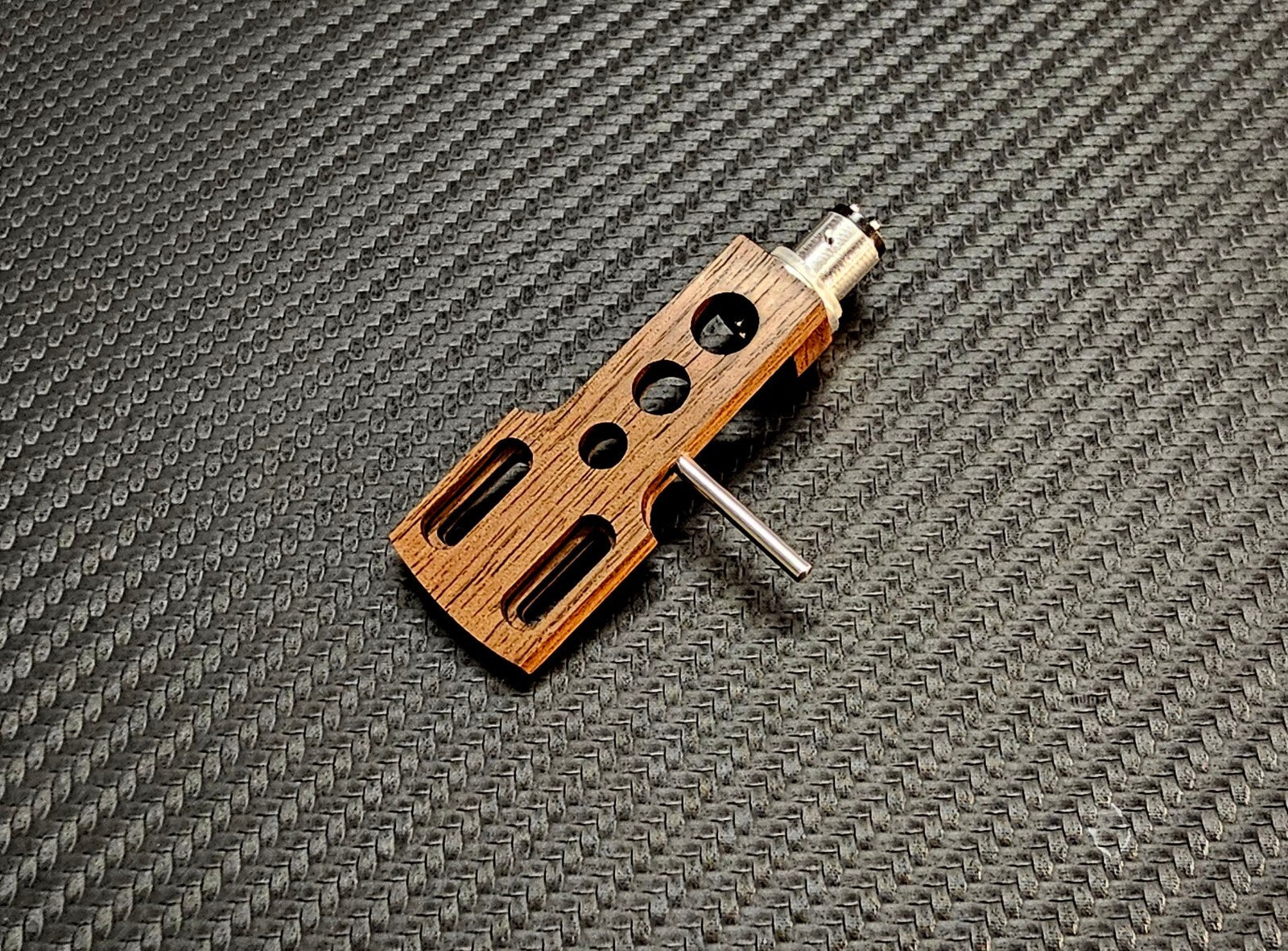Exclusive CUSTOM-MADE Headshell for TECHNICS Tonearm Walnut Wood Unique -NEW-1