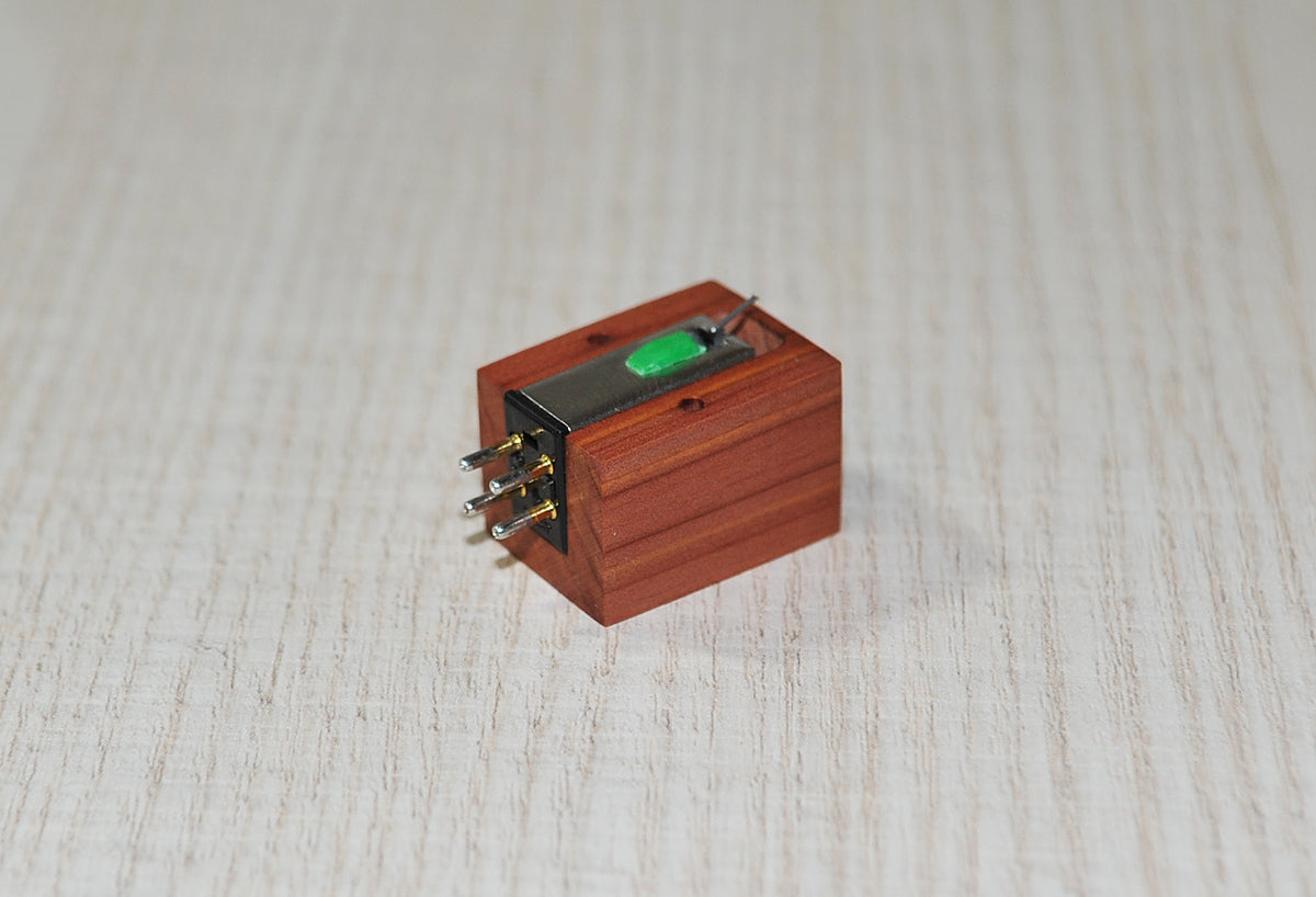 WOOD BODY for AudioTechnica AT95E Cartridge MC Look - New - Sound Improvement1