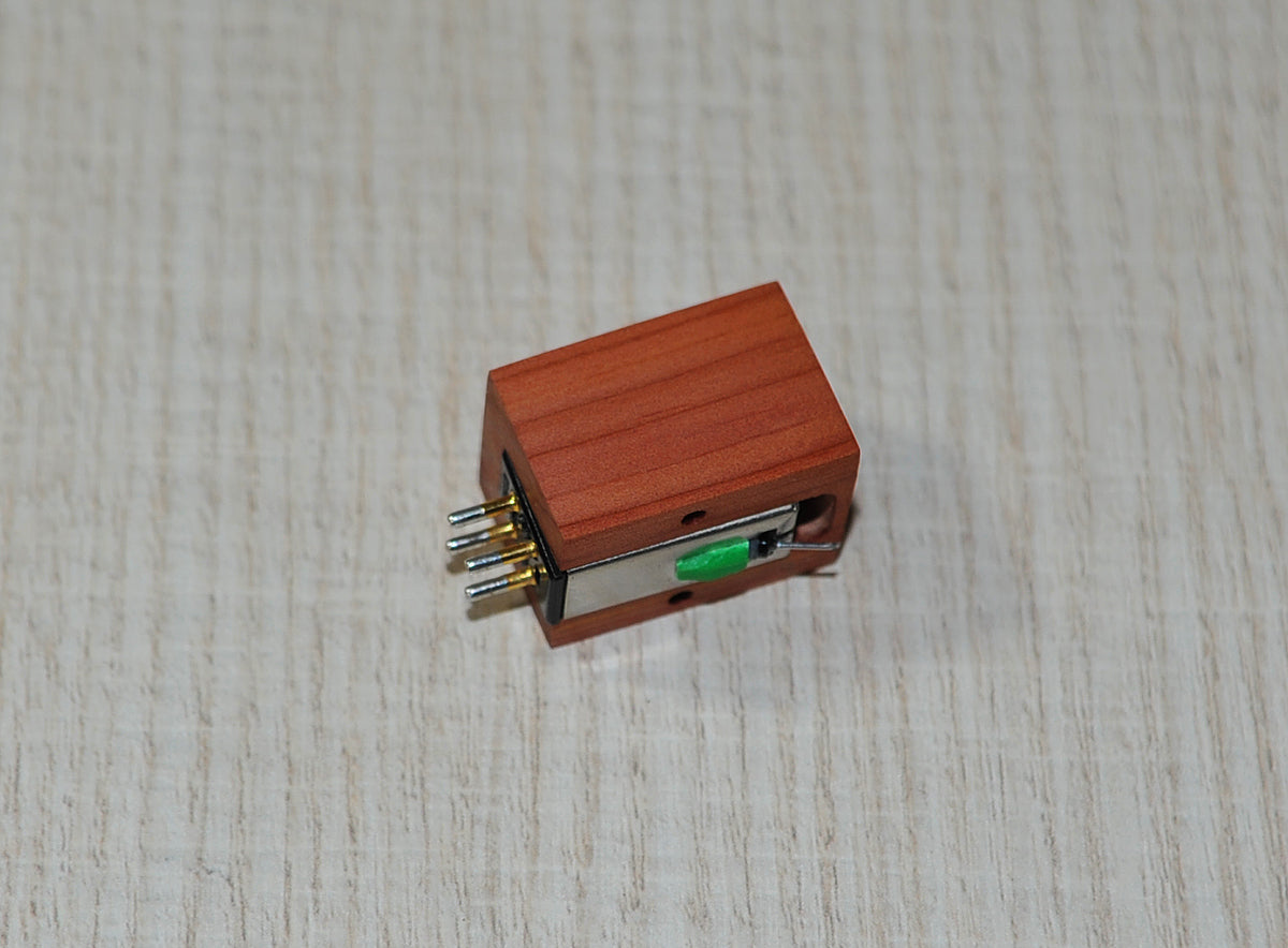 WOOD BODY for AudioTechnica AT95E Cartridge MC Look - New - Sound Improvement3