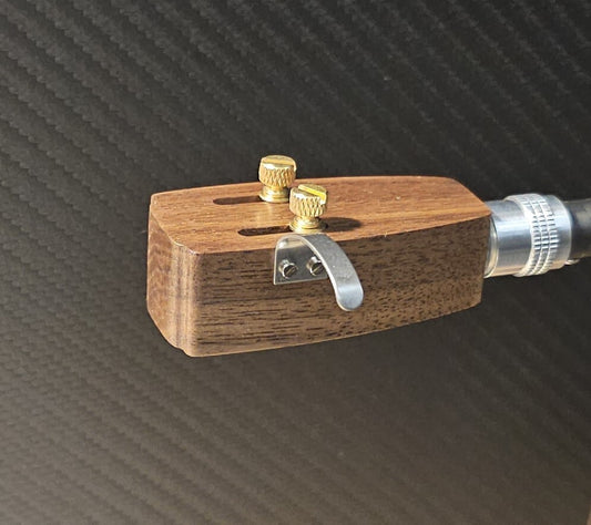 Custom-Made Wood Headshell for Ortofon RMG 309 eff. length/overhang adjustment0