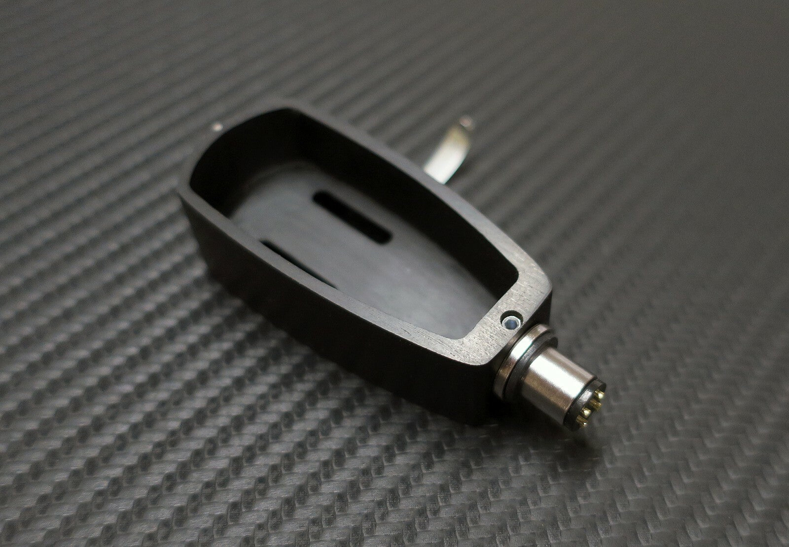 Custom-Made Headshell Opera Collection Series Overhang Azimuth Adjustment Ebony2