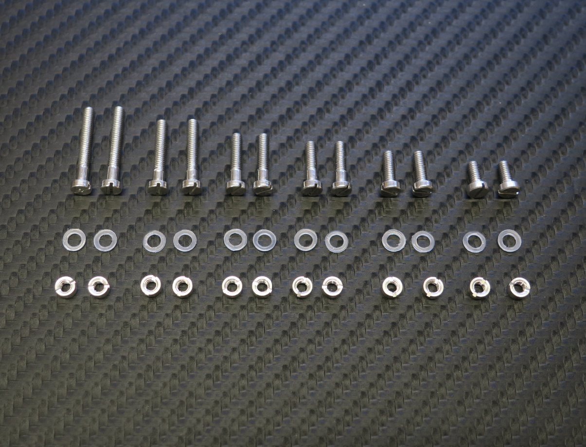 Hi-End ULTRA-LIGHT Aluminium Schrauben Set M2.5 für Headshell /Tonabnehmer0