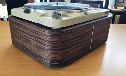 Thorens TD124 Zarge / Plinth made of High Fidelity MDF Makassar Ebony Veneer1