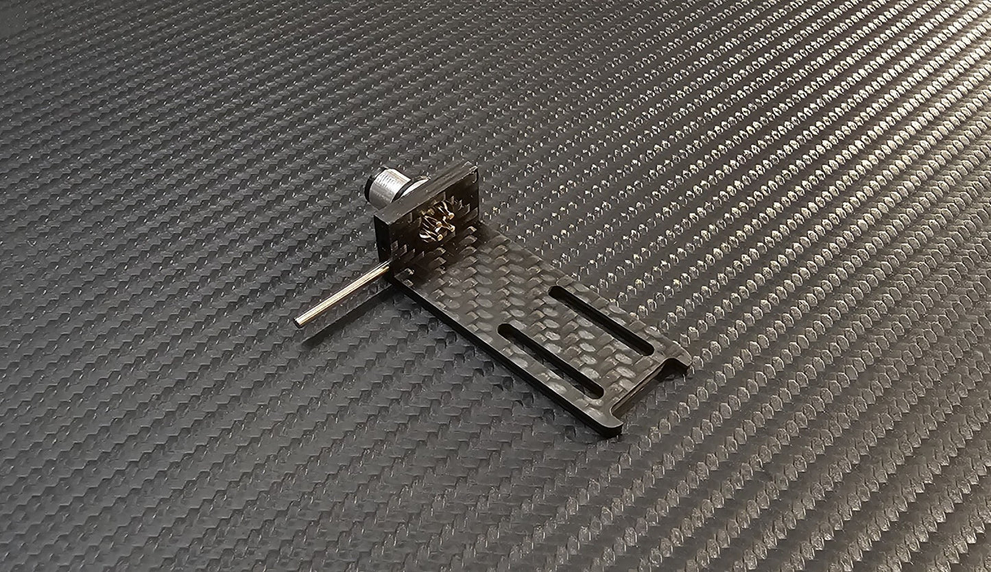 Custom-Made Headshell with Azimuth & Overhang adjustment Material Racing Carbon6