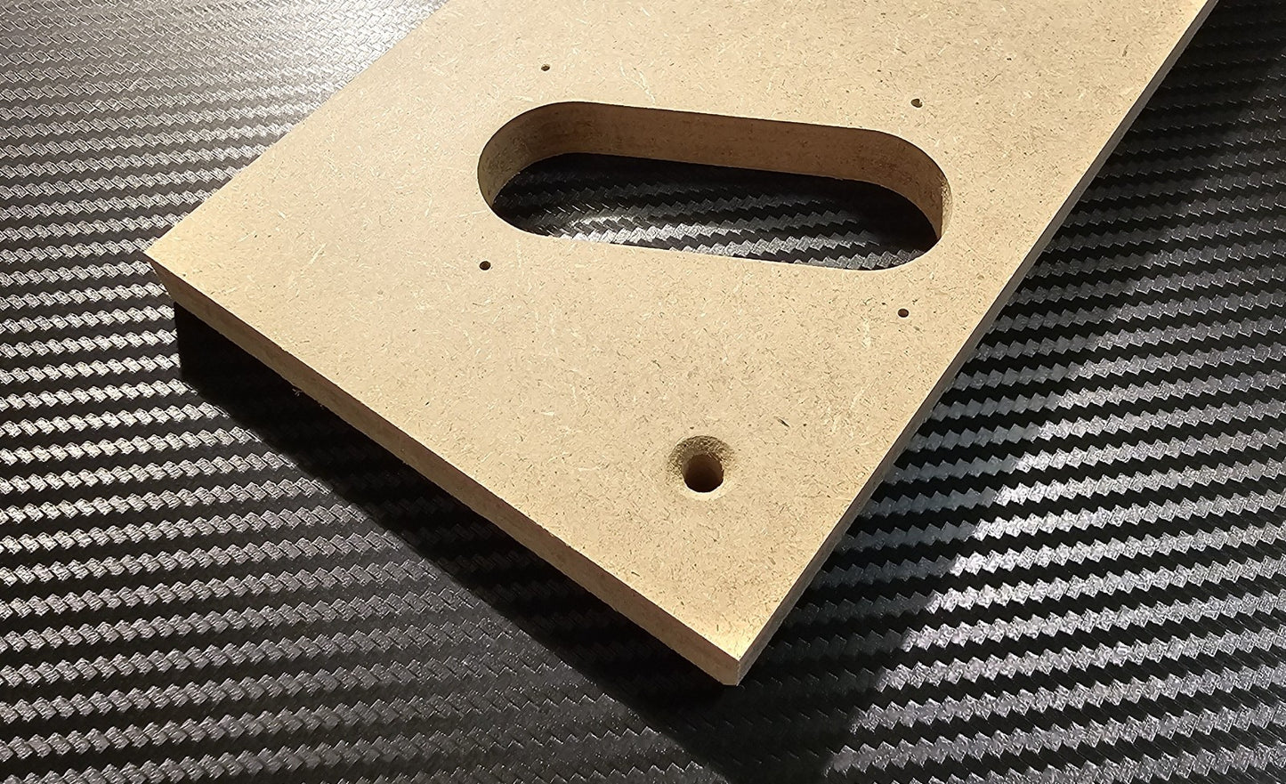 Tonarmboard Base for Thorens TD125 Turntable & SME 3009 Tonearm HiFi MDF (blank)2