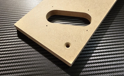Tonarmboard Base for Thorens TD125 Turntable & SME 3009 Tonearm HiFi MDF (blank)2