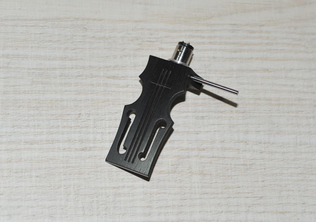 Exclusive Custom-Made Headshell Stradivarius for SAEC / SME Tonearms Ebony Wood0