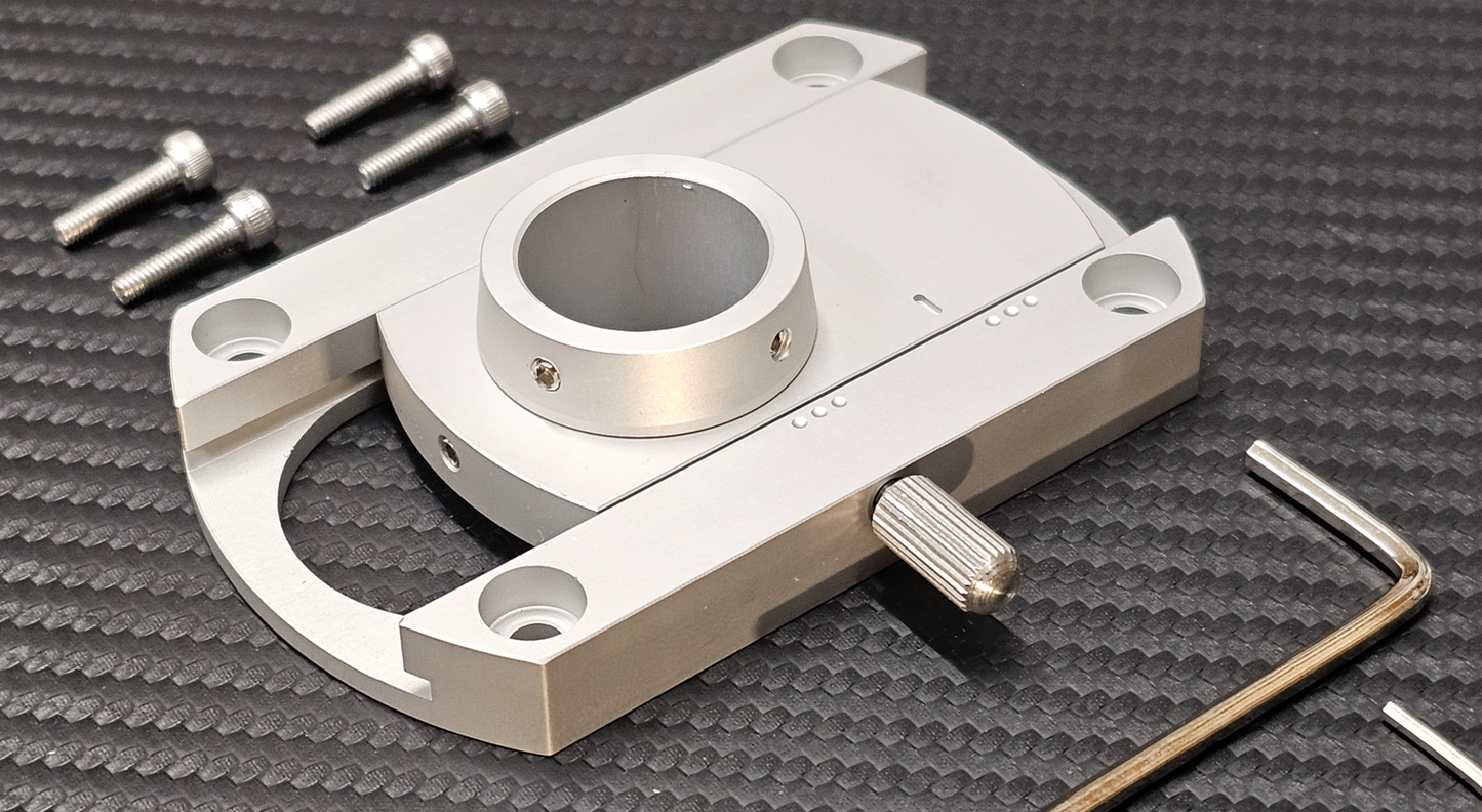 Arm Base / Slider / Tonearm Board for Tonearms Pillar Fix. 20mm aluminium alloy0