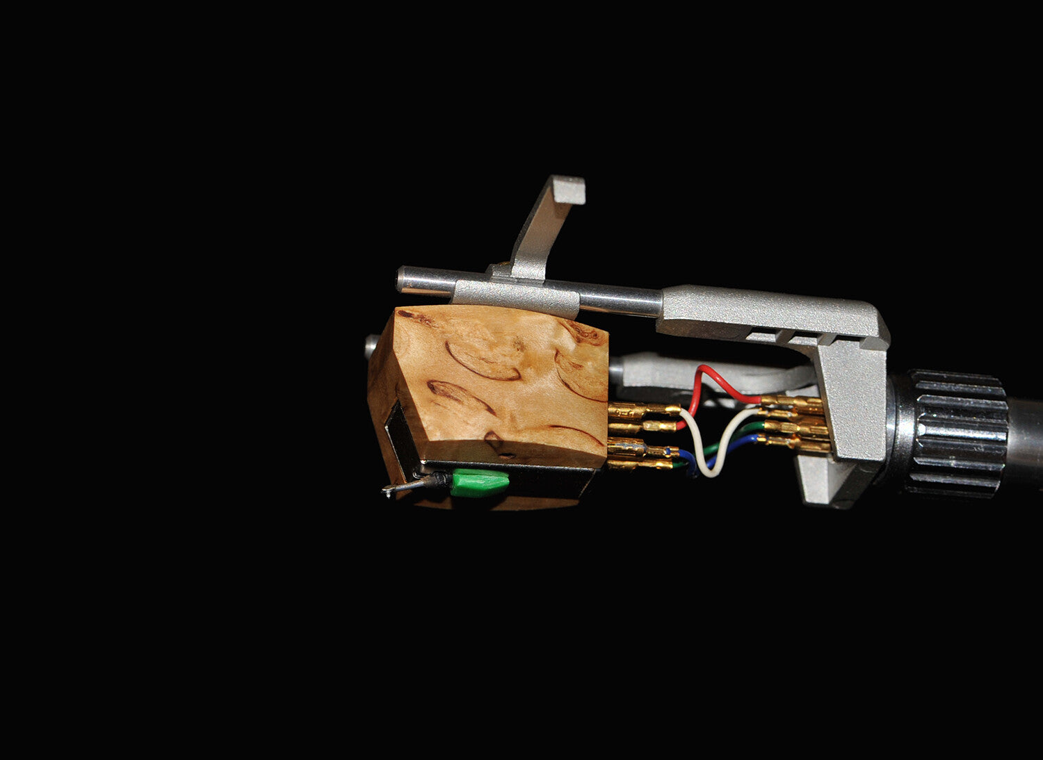 Custom-Made Wood Body For Audiotechnica AT95 Cartridge Mc Look Sound Improvement0