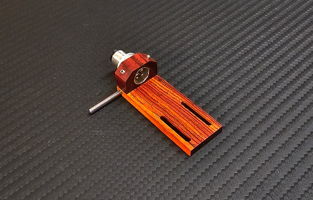 Exclusive Custom-Made Headshell for SME/Ortofon/SAEC Tonearm - Cocobolo Wood4