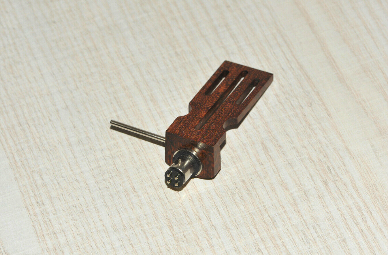 Exclusive Custom-Made Headshell For Sme Tone-Arm Type - Snake Wood1
