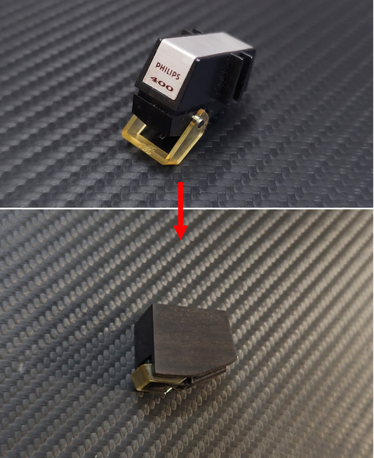 Custom-Made Wood Body for Philips GP Series made of Ebony Wood0