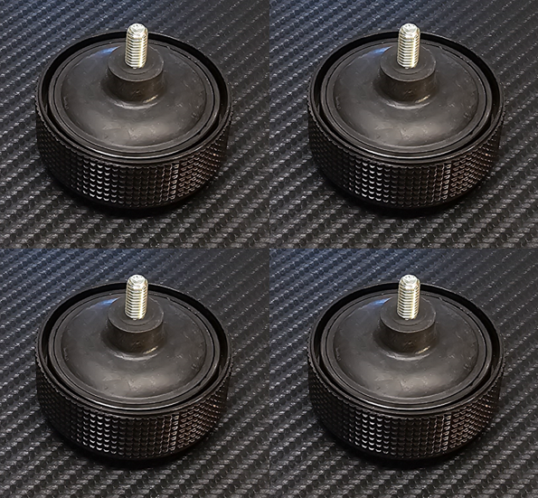 4 Stück Ersatz Füße für Plattenspieler Technics SL-1200 1210 MK2 MK3 M3D MK3D0