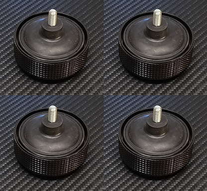 4 Stück Ersatz Füße für Plattenspieler Technics SL-1200 1210 MK2 MK3 M3D MK3D0