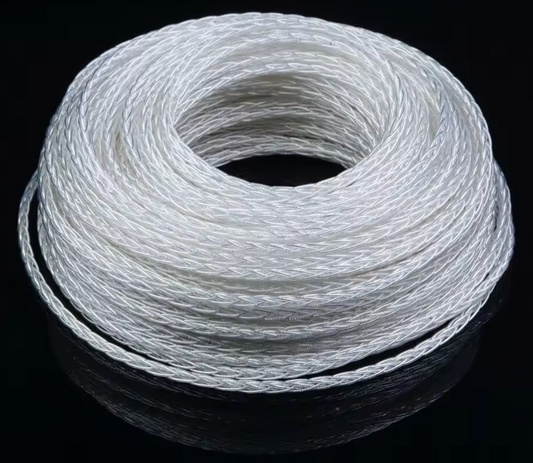 100cm Stanley-Engineering Hi-End Kopfhörer Kabel Wire PTFE OCC Silber Draht 6N0