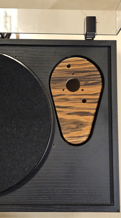 Custom-Made Tonearm Board for Systemdek IIX Turntable for Rega 3 point fixing0