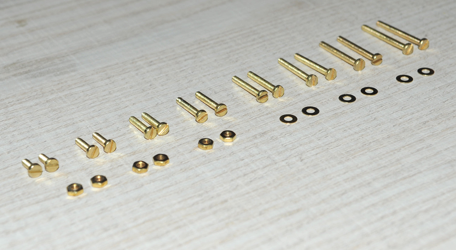 Phono Screws Set Brass M2 For Headshell/Pickup/Turntable0