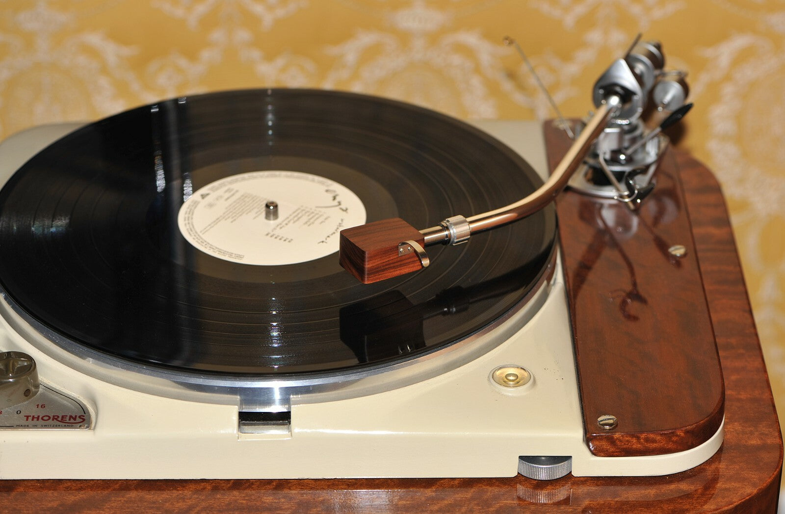 Custom-Made Headshell For Emt TSD15 With SME Connector Made Of Rosewood5