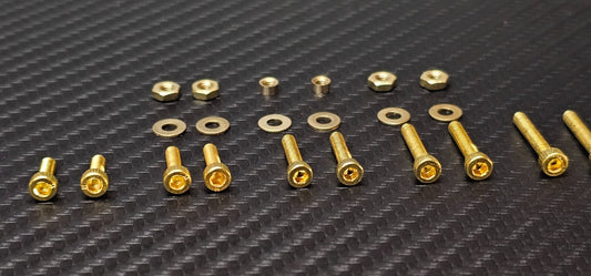 Phono Screws Set M2.5 / 6 8 10 12 14 16 20mm for Headshell / Cartridge / Steel0