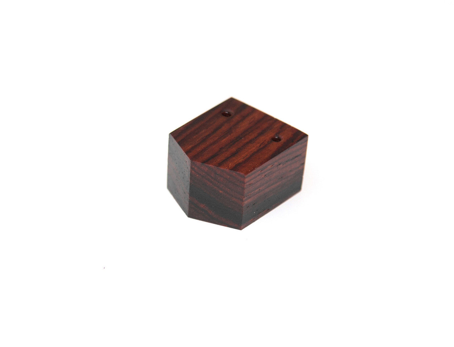 DECCA LONDON BLACK Holzgehäuse Tonabnehmer Cartridge Pod COCOBOLO Wooden Body3