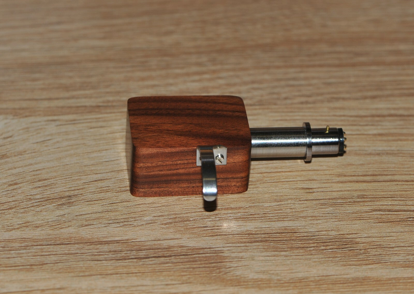 Custom-Made Headshell For Emt TSD15 With SME Connector Made Of Rosewood2