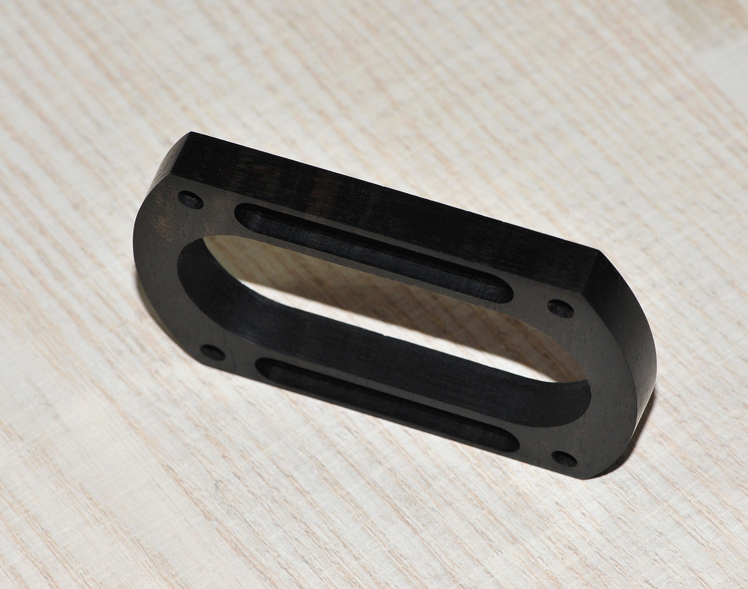 Exclusive Baseplate Base Slider Spacer for SME 3009 / 3012 Ebony Wood - NEW -1