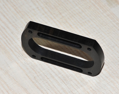Exclusive Baseplate Base Slider Spacer for SME 3009 / 3012 Ebony Wood - NEW -1