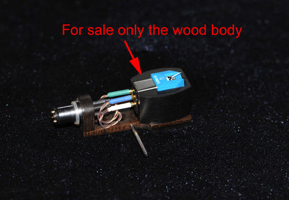 Exclusive Ebony Wood Body for AudioTechnica AT-VM95 Series Cartridge New1