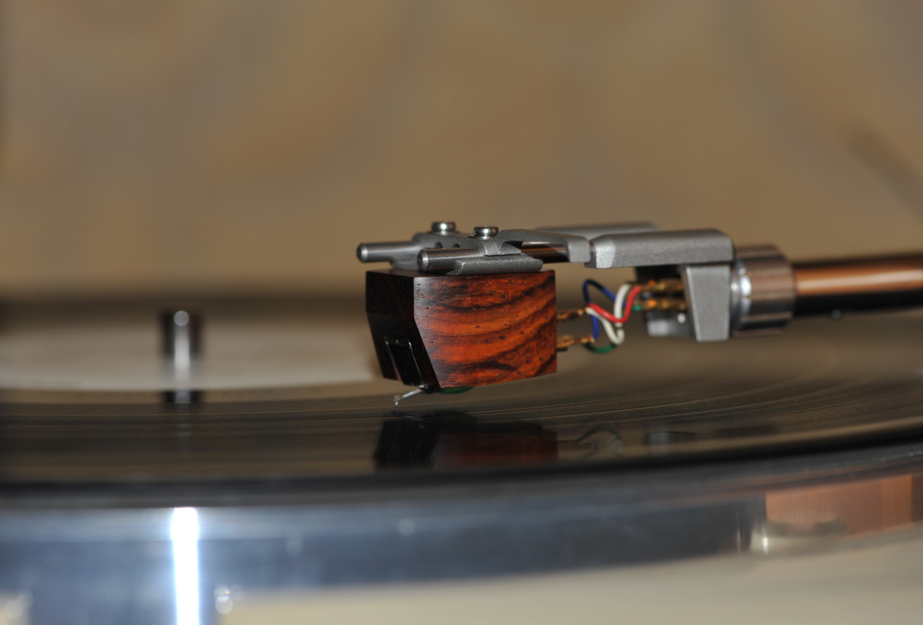 Cocobolo Wood Body f. Audio-Technica AT-VM95 Cartridge MC Look Perfect Sound0