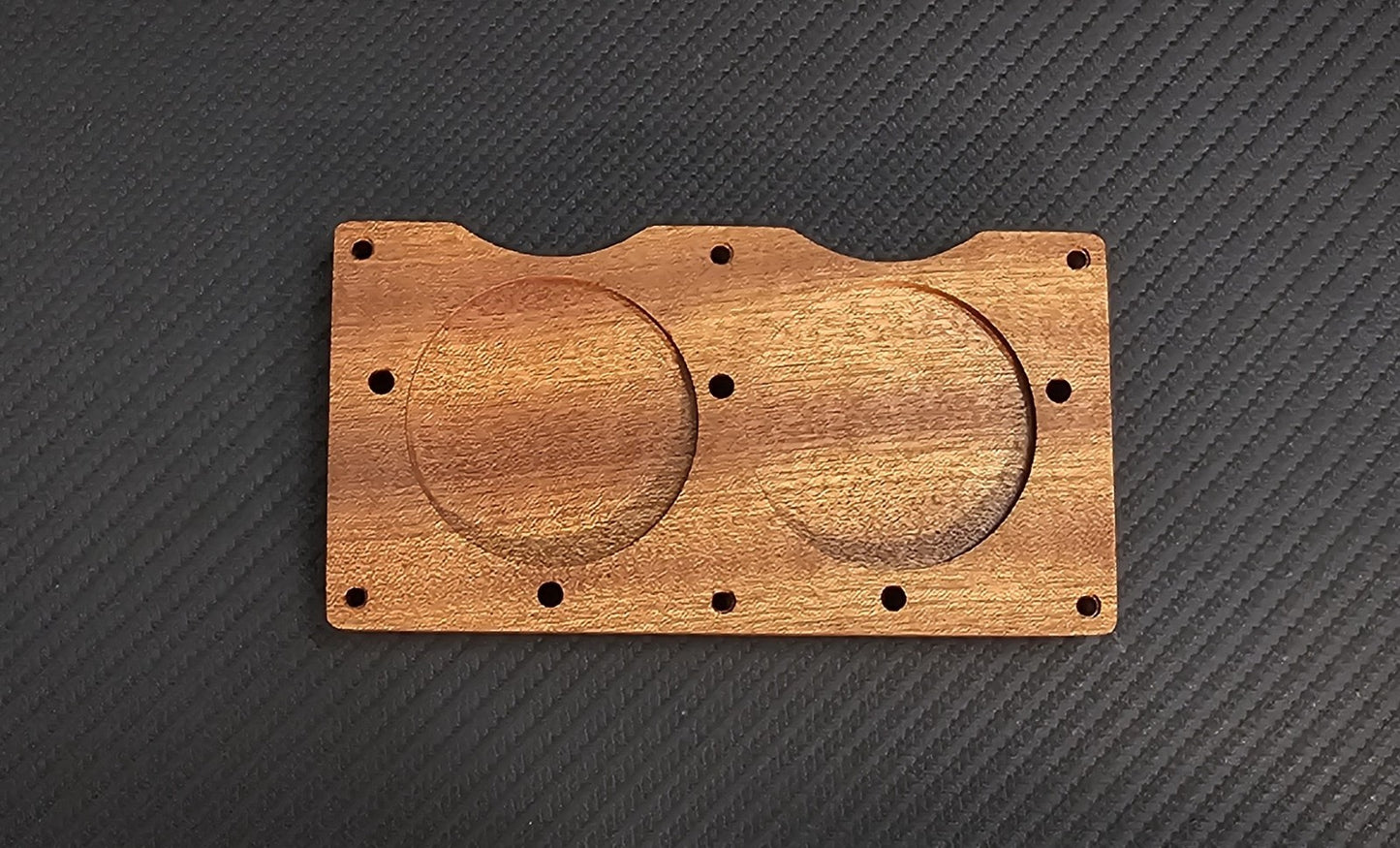 Custom-Made Mahagoni Wood Board Dashboard Cockpit für Hanhart Stoppuhr Classic3