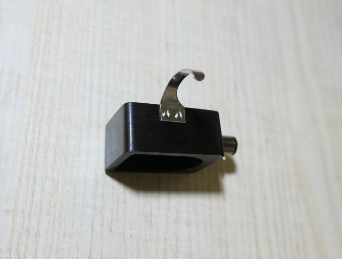 Custom-Made Headshell for EMT TSD15 Cartridge made of Ebony Wood DESIGN 20252