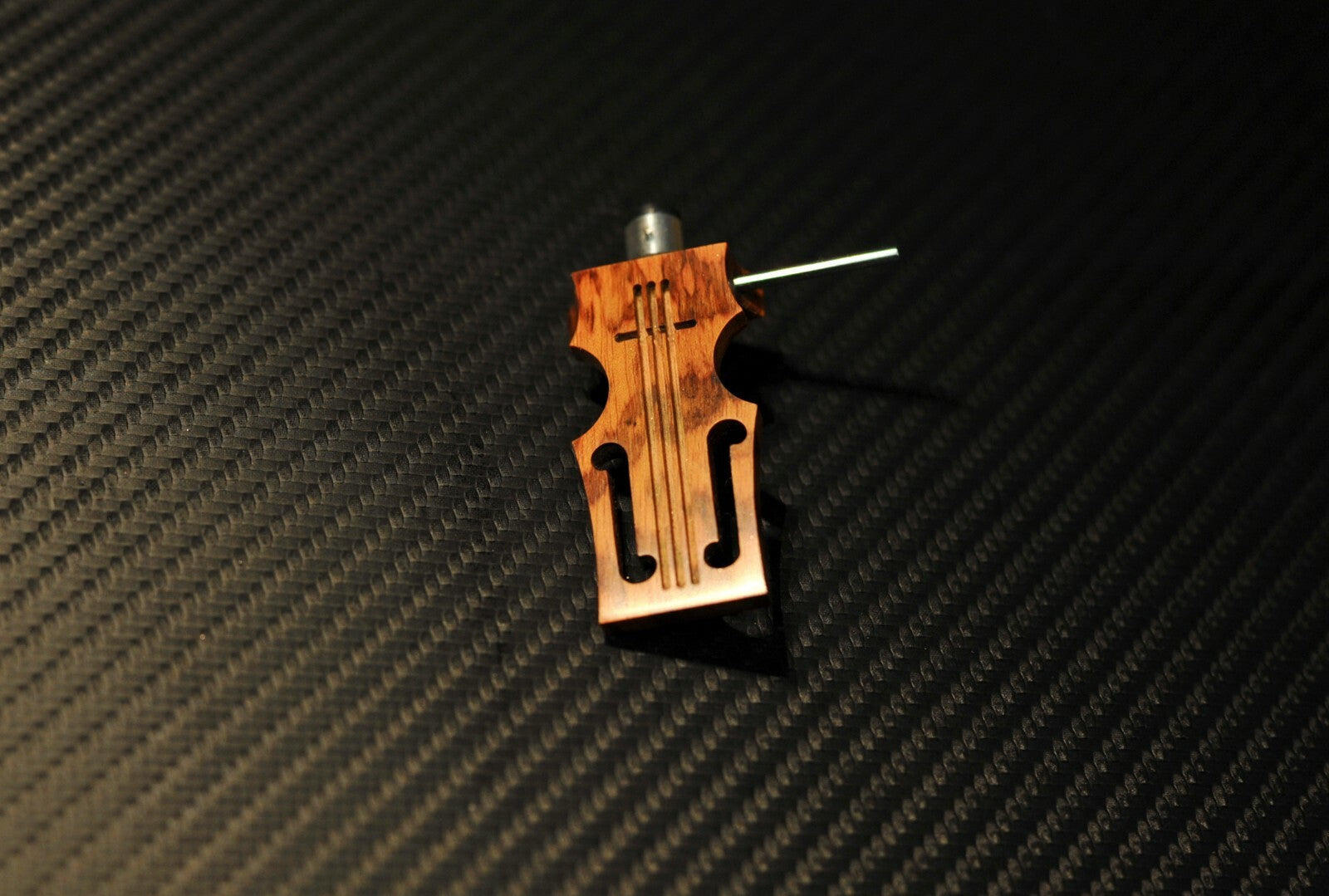 Exclusive Custom-Made Headshell -Stradivarius- made of Snake Wood NEW 20222