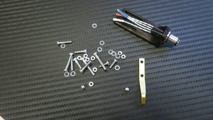 Hi-End Headshell Sme Type Made Of Ebony Wood +5N Silver Cable + Screws Set4