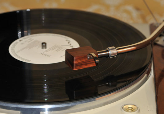 Custom-Made Headshell For Emt TSD15 With SME Connector Made Of Rosewood0