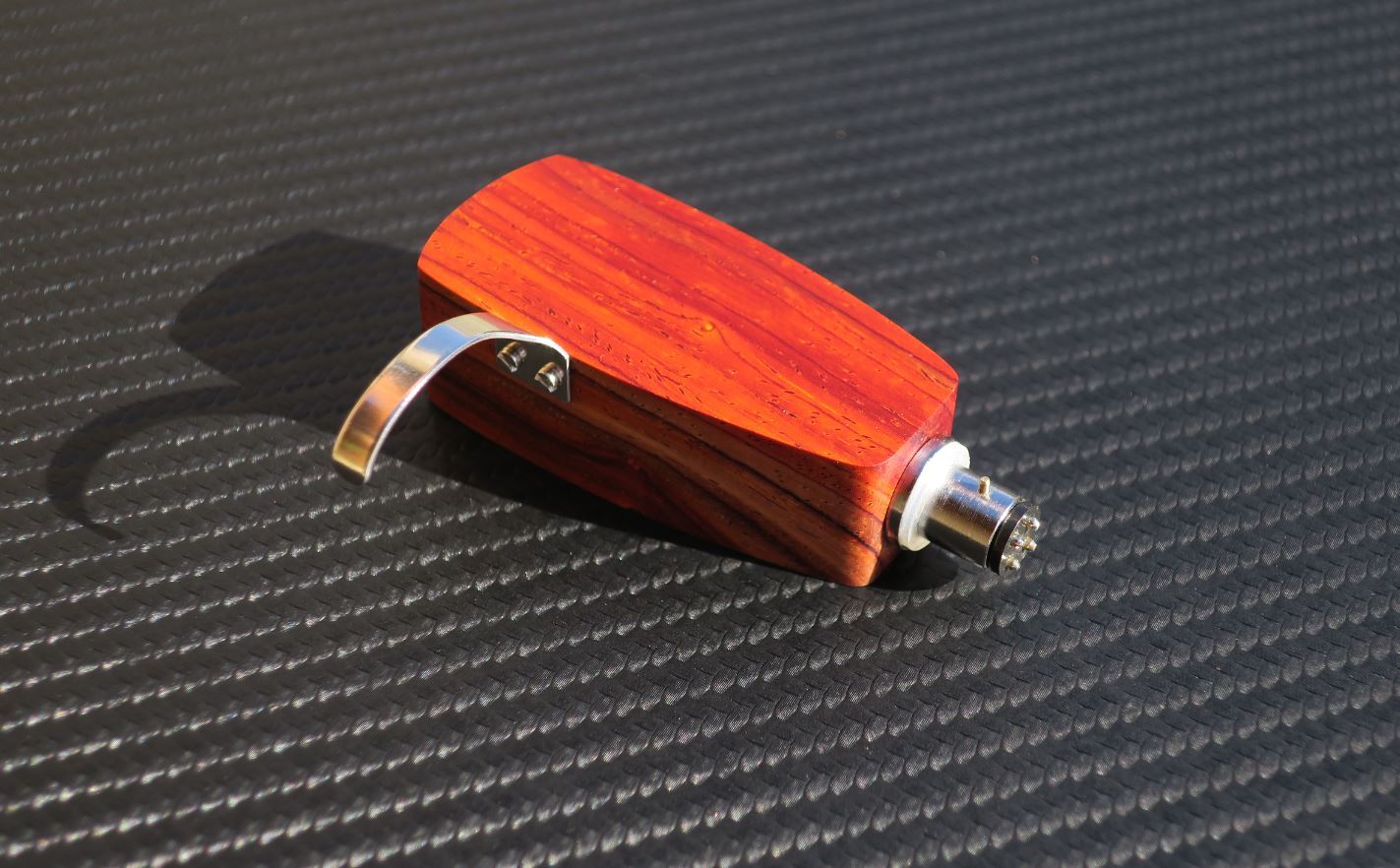 Custom-Made Wood Headshell for Ortofon SPU GT Royal N cartridges - Cocobolo Wood1