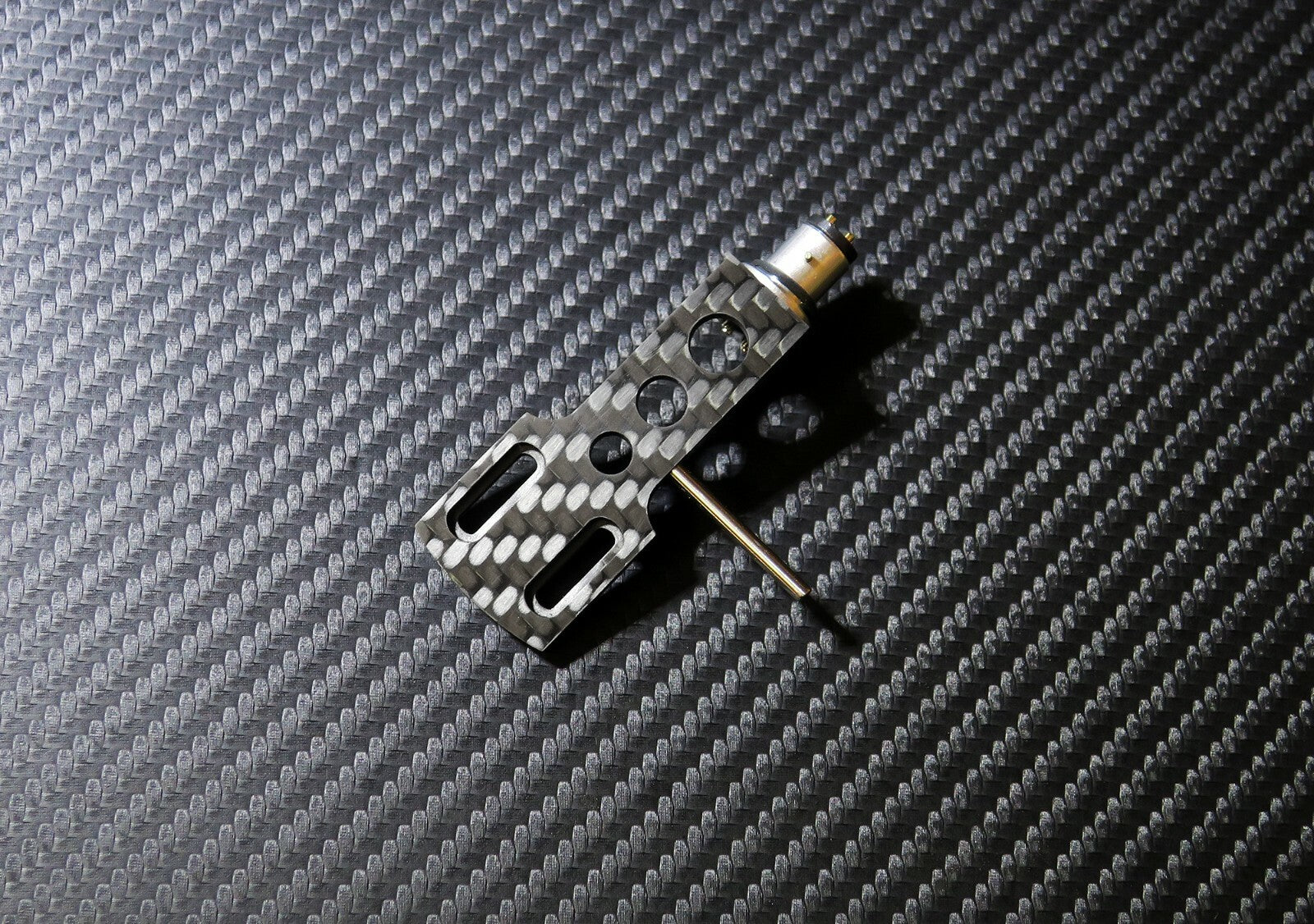 Exclusive CUSTOM-MADE Headshell for TECHNICS SL series - Real Racing Carbon  NEW0