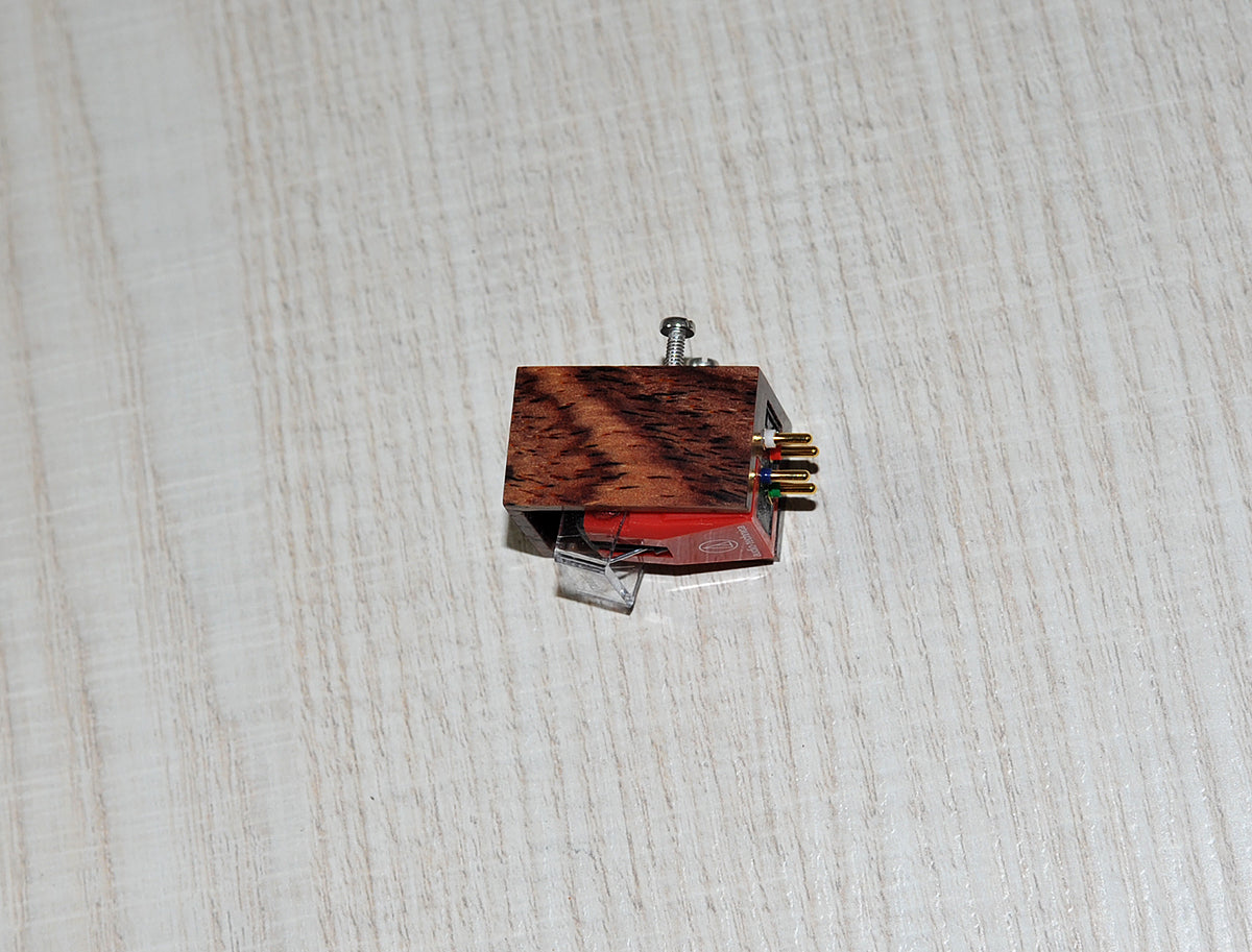 Exclusive Wood Body For Audiotechnica VM 520 Cartridge Pickup Cocobola Wood1