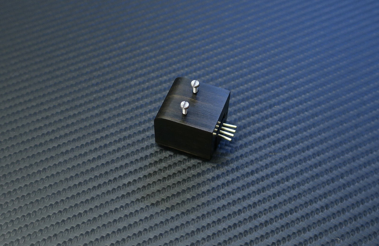 Umbausatz für DECCA FFSS MK II - Ebony Wood body + Fixing Screws + Connector3