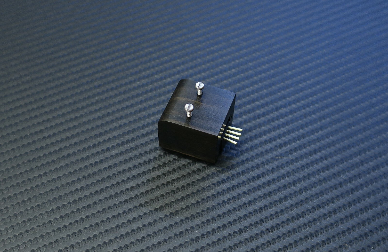 Umbausatz für DECCA FFSS MK II - Ebony Wood body + Fixing Screws + Connector3