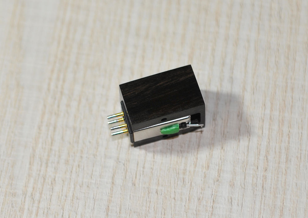 Ebony Wood BODY f. AudioTechnica AT-VM95E Cartridge MC Look Perfect Sound Improv0
