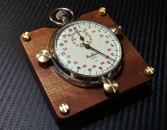 Custom-Made Mahagoni Wood Board Dashboard Cockpit für Hanhart Stoppuhr Rallye0