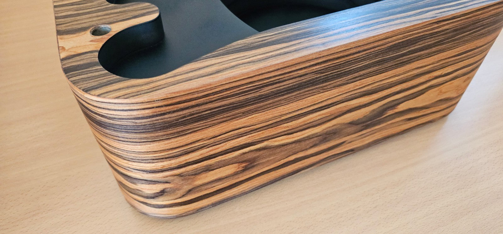 Thorens TD124 Zarge / Plinth made of High Fidelity MDF Santos Palisander Veneer13