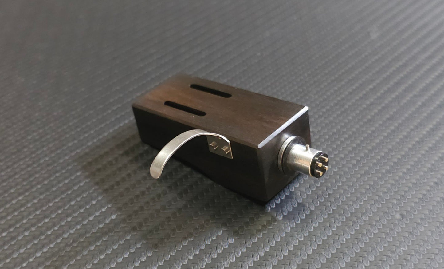 Custom-made Headshell for BRAUN PS500 Turntable Plattenspieler Ebony Wood6