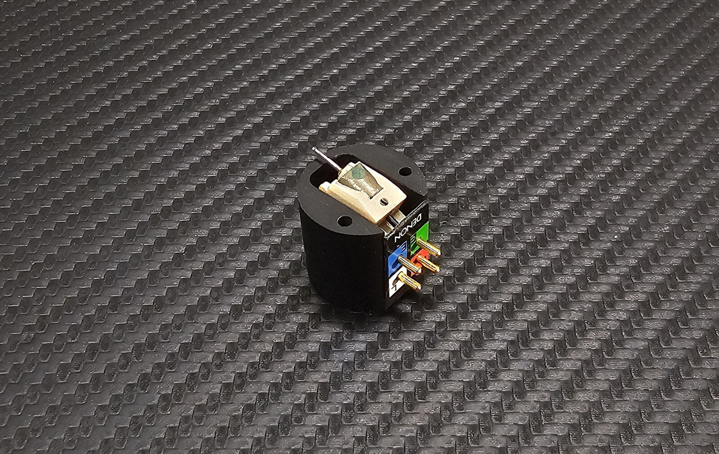 Custom-Made Wood Body for DENON DL110 Series Cartridges Ebony Wood Design 20250