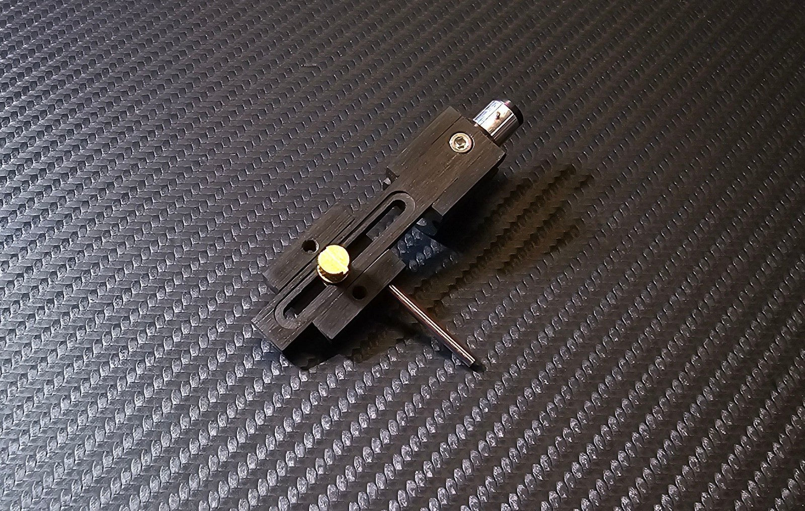 Exclusive CUSTOM-MADE Headshell made of Ebony Wood for Ortofon RMG/SAEC/SME 30120