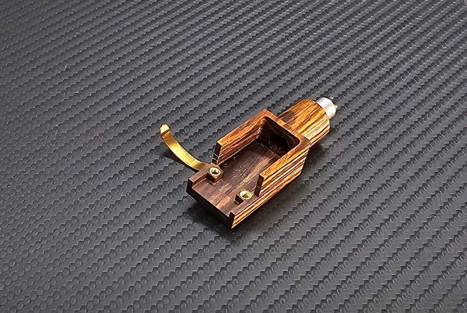 Exclusive Custom-Made Headshell for Denon DL103 Series made of Cocobolo Wood2