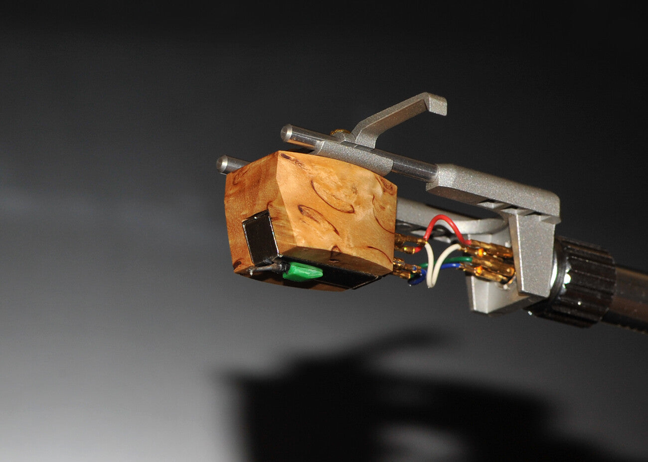 Custom-Made Wood Body For Audiotechnica AT95 Cartridge Mc Look Sound Improvement1