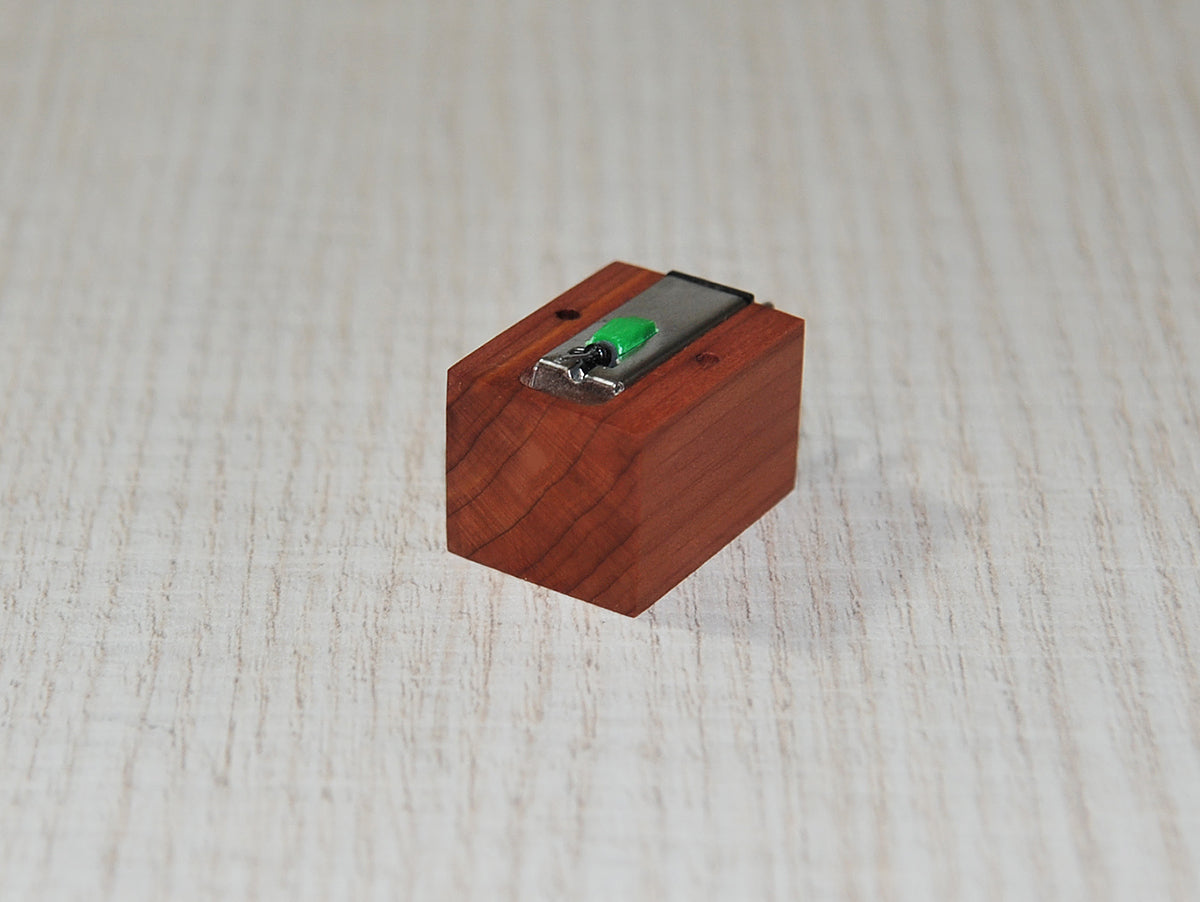 WOOD BODY for AudioTechnica AT95E Cartridge MC Look - New - Sound Improvement2