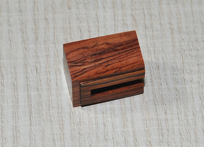 Custom-Made Wood Body For Denon DL103 (R) Cartridges Cocobola Wood/Closed Type3