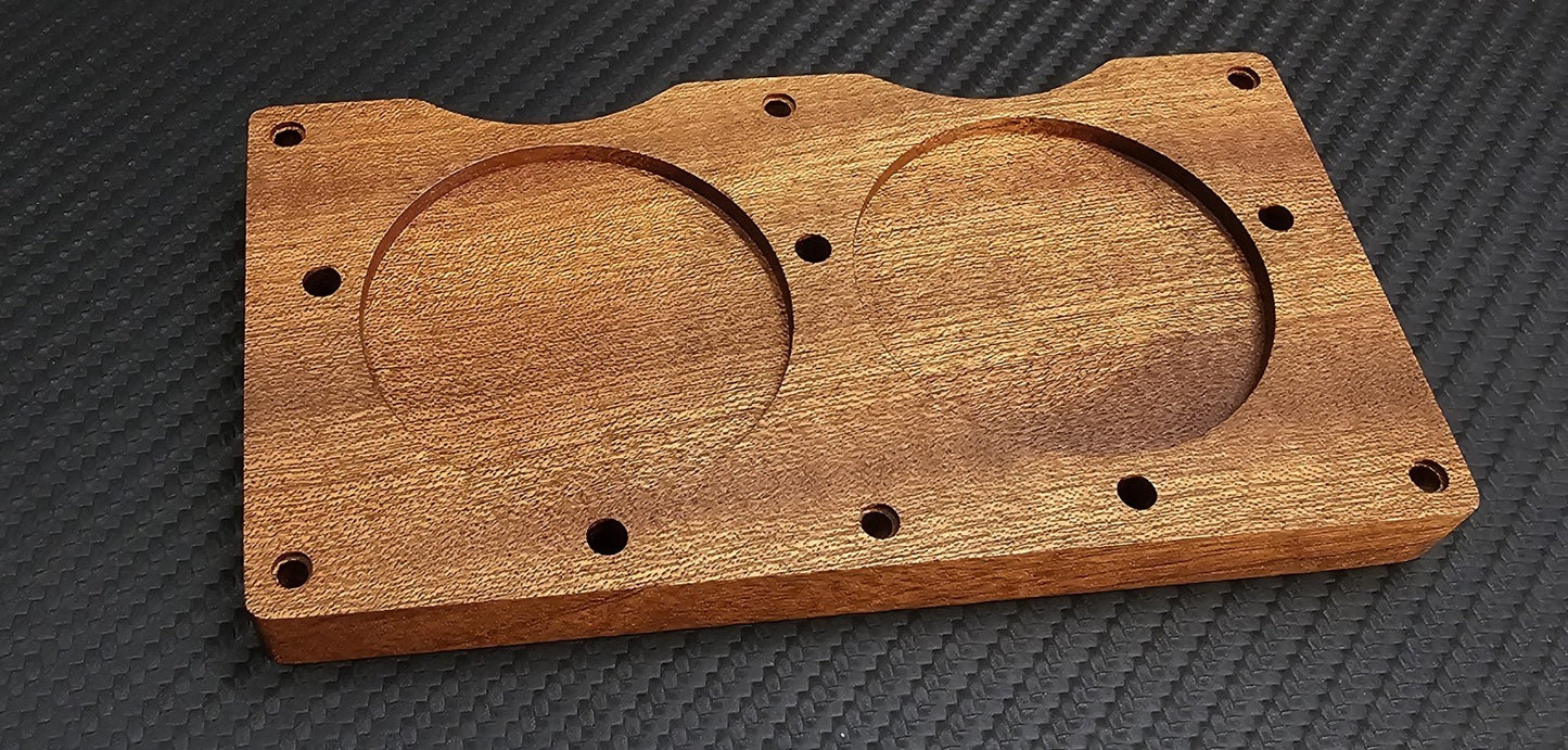 Custom-Made Mahagoni Wood Board Dashboard Cockpit für Hanhart Stoppuhr Classic4